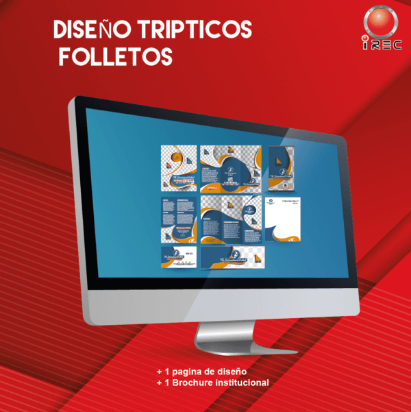 Diseño de folletos  trípticos